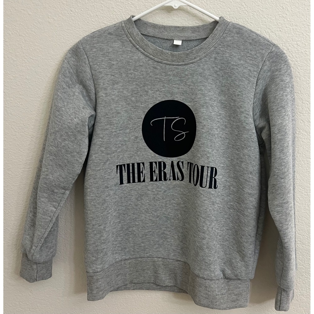 Kids TS The Eras Tour‎ Graphic Sweatshirt Heather Grey Size 140/64 Pullover